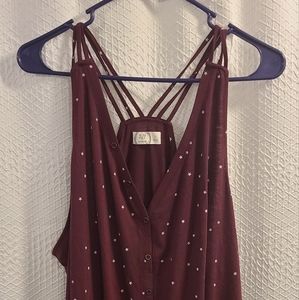 Never worn Maroon tank top
